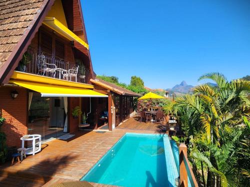 Casa Serrana, piscina aquecida, A/C quente-frio