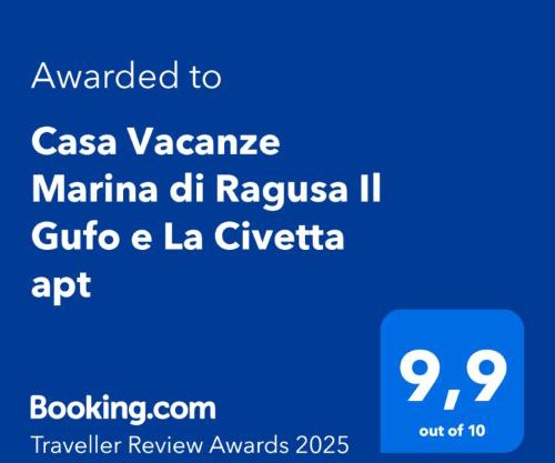 Casa Vacanze Marina di Ragusa Il Gufo e La Civetta apt