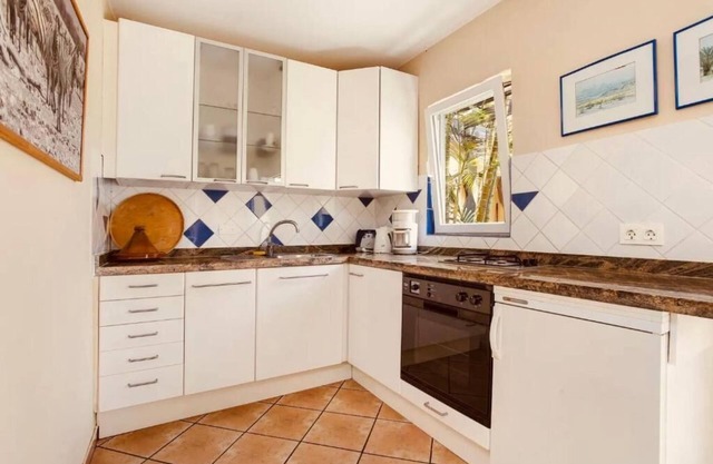 CASA VERDE Apartment 2 with private garden access to the pool.