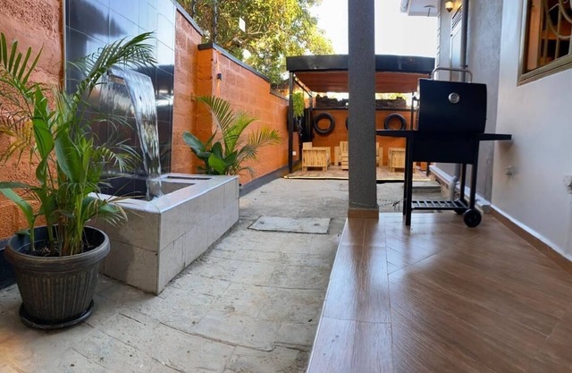 Cascade Cove 3-bedroom villa in Kampala - Jacuzzi and Gazebo with Fountain