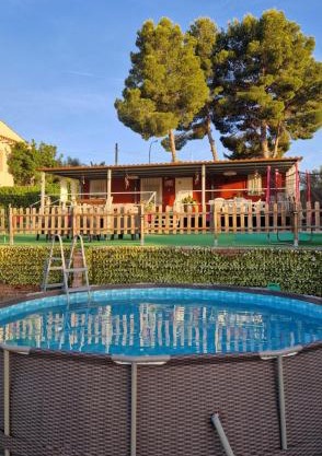 Casita con piscina cerca de Chinchón, Aranjuez y Parque Warner