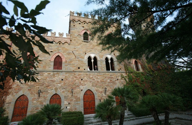 Castello Borgia o the Trasimeno lake, border of Umbria and Tuscany