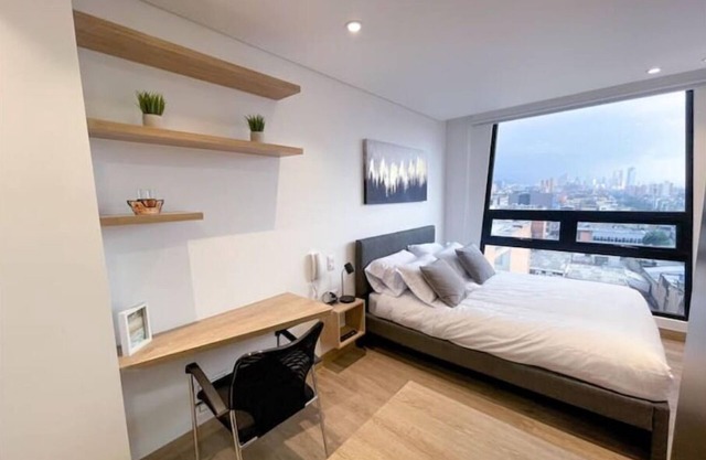 Central apartment with a beautiful view of the city