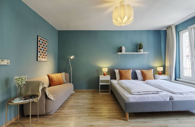 Central, modern city apartment