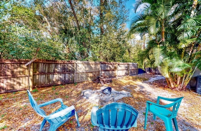 Centrally located home with a firepit, recently renovated, & large enclosed yard