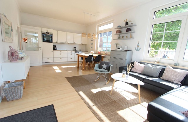 Centrally located in Kirchstr. - Apartment for 4-5 persons with south-facing terrace