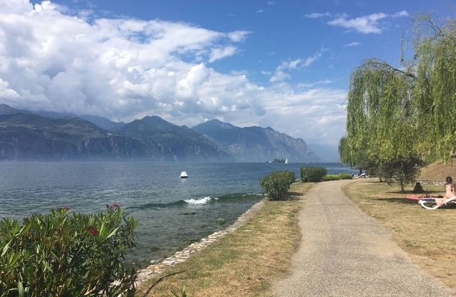 Charming apartment with balcony and lake view in quiet area (private parking)