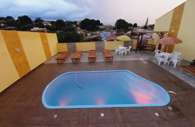 Chácara Helenna Colonetti/Pool with AQ. SOLAR.