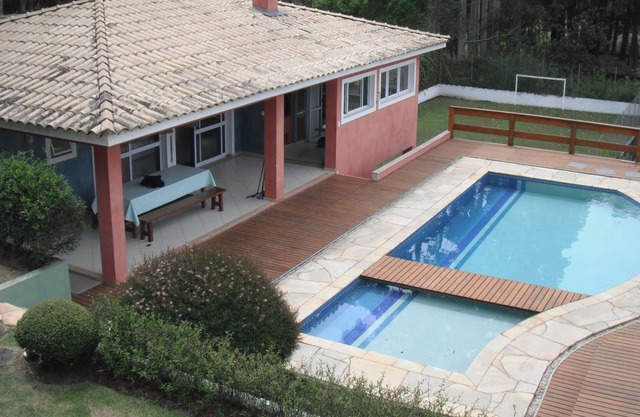 Chacara with swimming pool, lake, tree house for children, near Sao Paulo