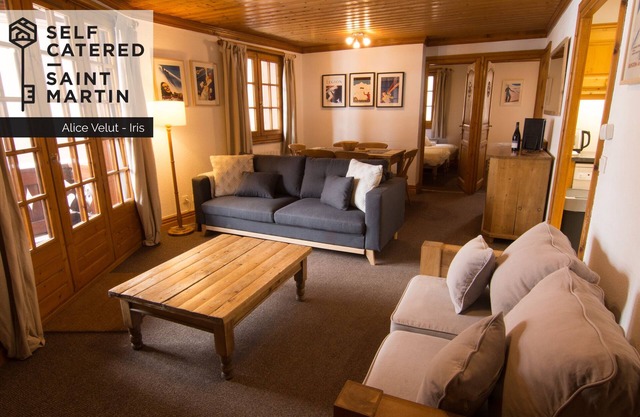Chalet Alice Velut - Iris | Spacious 2-bedroom apartment sleeping 4/5 people