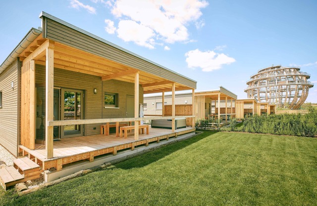 Chalet 55qm zum Entspannen mit Sauna und Whirlpool