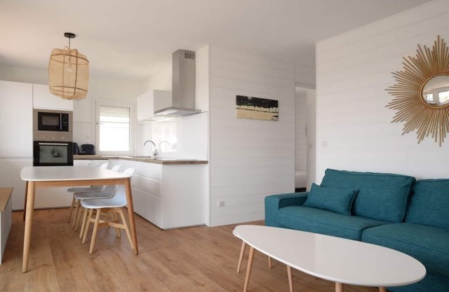 ☆Chalet Alaric &jacuzzi N°46 ilot 1ère ligne☆sur plage des chalets☆ vue mer 24H24☆