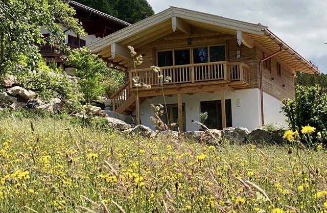 Chalet/holiday house "Hyggei" -110sqm, 3 bedrooms, 1 living room, open fireplace, balcony, 2 bathrooms, 2 toilets, max. 6 persons