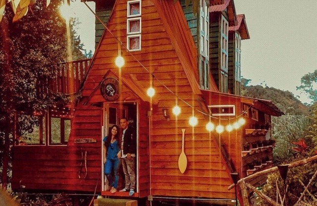 chalet in natural environment