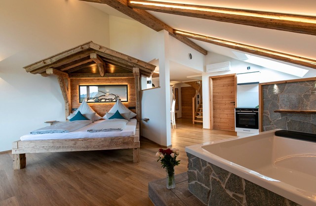 Chalet 'Isarursprung' with Mountain View, Wi-Fi and Air Conditioning