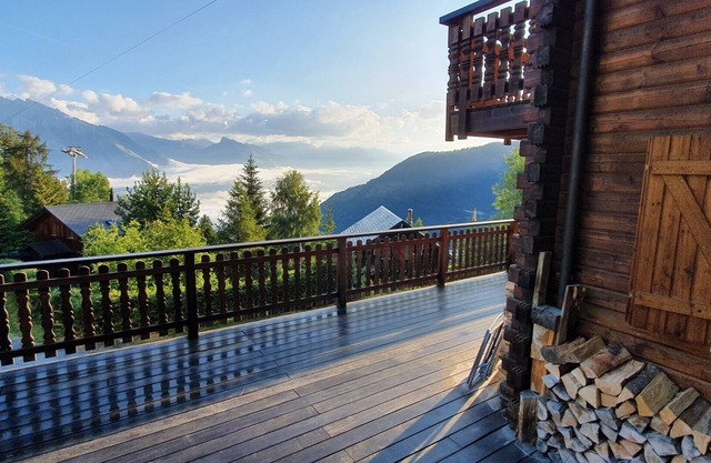 Chalet - La Tzoumaz Verbier - on the slopes