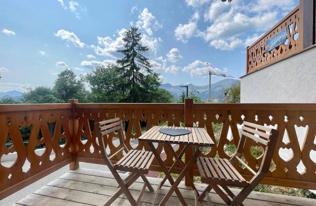 Chalet moderne 4 pers avec terrasse, mezzanine et parking - FR-1-505-186