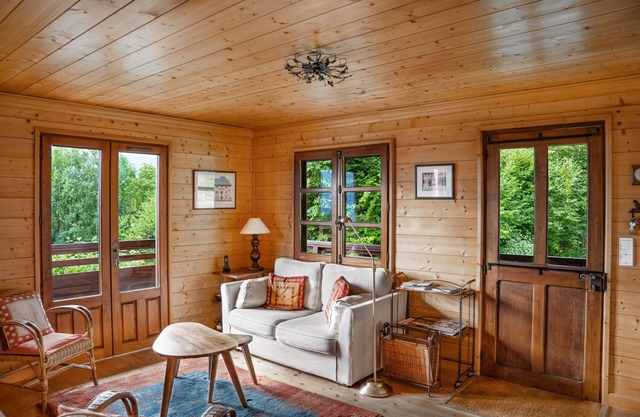 Chalet overlooking the Mont Blanc chain