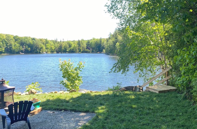 Chalet Shadow - spa - lakeside swimming - fireplace - paddleboard - beach