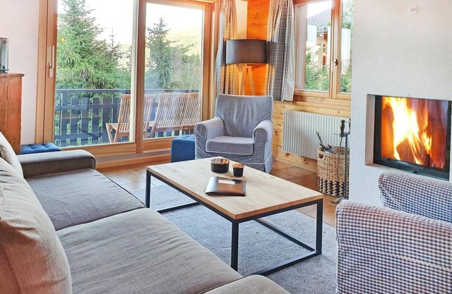 Chalet, wifi, view mountain, terrace, balcony, fireplace or stove, parking, tv, 150m², Thyon