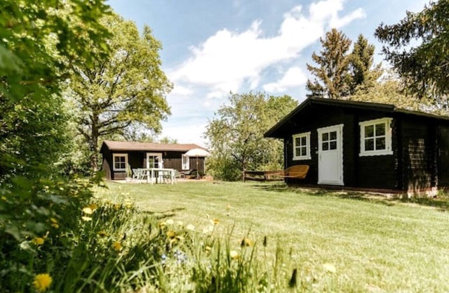Chalet with guesthouse in the nature with own pasture for you horse