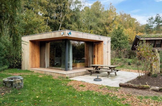 Chalet with living room/bedroom, 1 bathroom and aircon