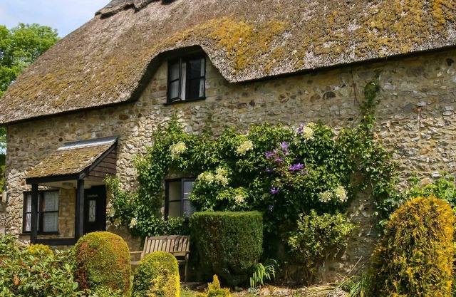 Character 3 bed thatched cottage within the Blackdown Hills and near the Jurassic Coast, takes 4 dog
