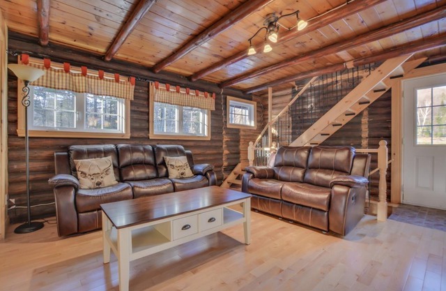 Charmant chalet en bois rond