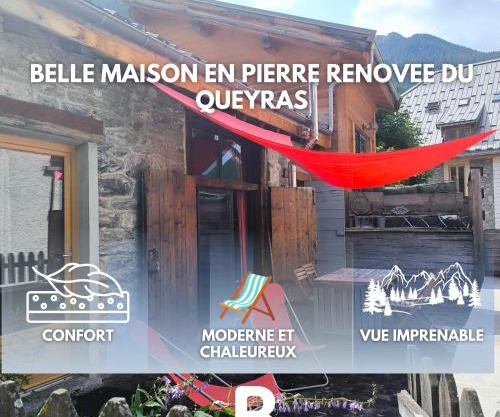 Charmante maison en pierre du Queyras - espace et luminosité