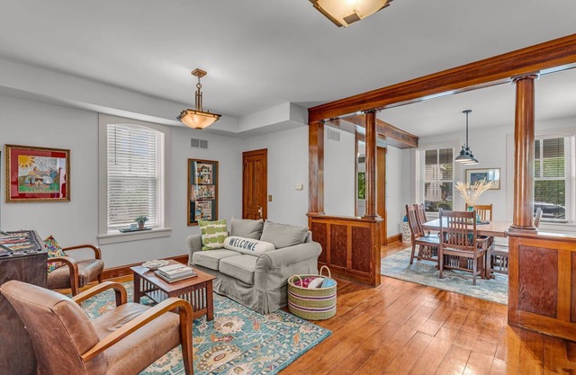 Charming 1867 3-bedroom brick home a short walk from historic downtown Lawrence