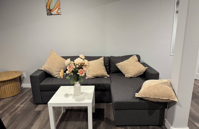 Charming 2-bedroom basement unit in Edmonton with WiFi and AC in suit