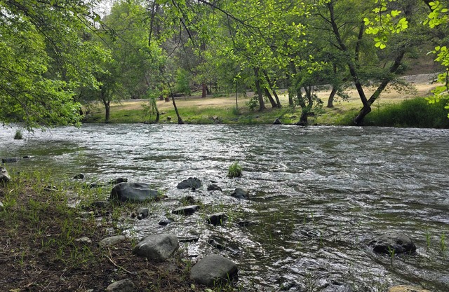 Charming 3-bedroom house in Applegate Valley. Private river access, WiFi and AC