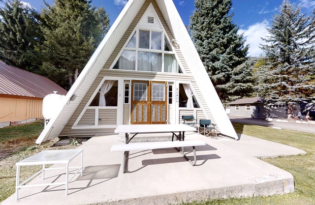 Charming A-Frame w/Mountain Views, Patio & Great Yard - Close to the Lake