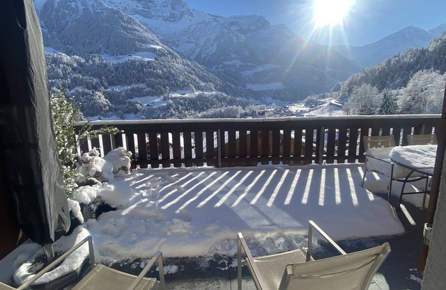 Charming apartment located opposite the Dents du Midi
