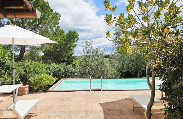 Charming apartment in country house with shared pool garden with stunning views