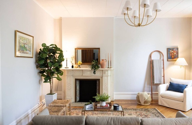 Charming Apt. with Marble Mantel