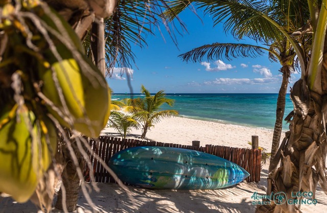 Charming beachfront condo with amazing Caribbean views, white sandy beach!