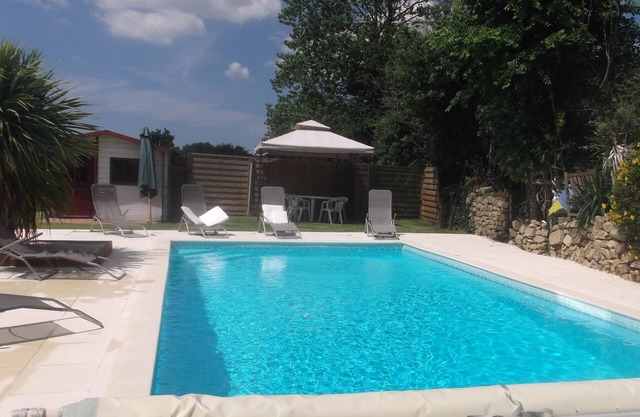 Charming family villa with heated indoor pool.