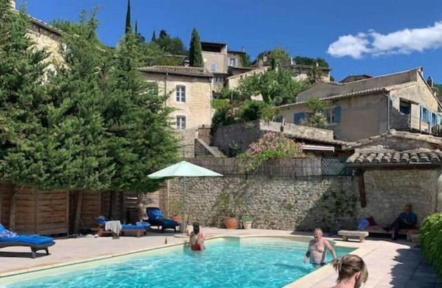Charming Four Bedroom House With Pool in the Heart of Medieval Mirmande