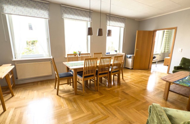 Charming old building vacation apartment with terrace in Herzberg am Harz