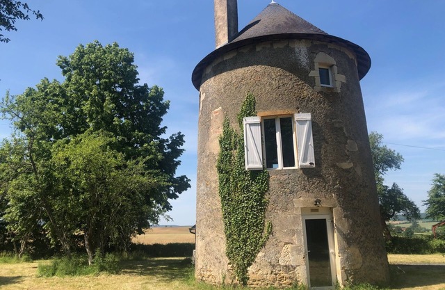 Charming old mill nestled in the Burgundy countryside