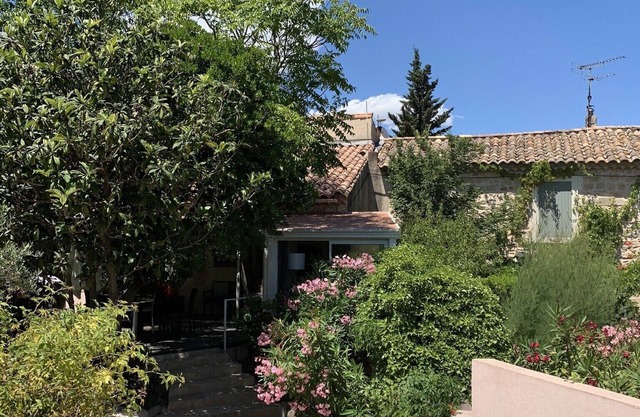 Charming old village house, very quiet, wooded garden, sleeps 4.