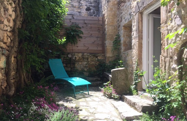 Charming stone village house near the city of Uzès