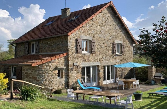 Charming Villa in Peaceful Jullouville with Private Spa, Terrace, Garden, and Modern Amenities