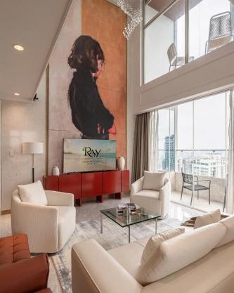 Charming white Saigon Penthouse 4 bed 4 bath