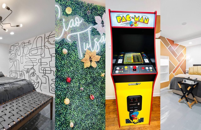 Cherry Street with CARPORT - Arcade Game & Artsy - KING bed - Great Location