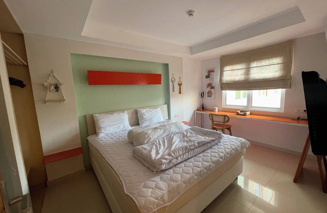 Chic 1-bedroom apartment with AC, fitness room in fabulous Bali Kuta