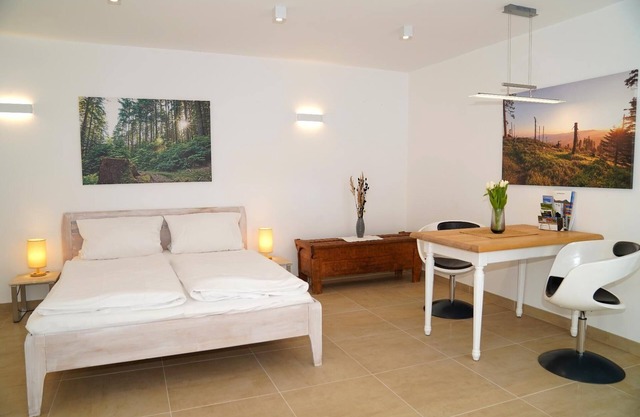 Chic apartment with pool and underfloor heating in the bathroom