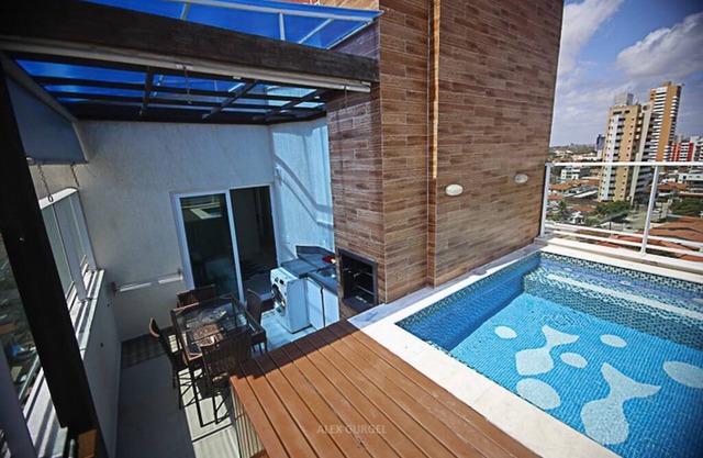 Cinema Penthouse with Private Pool in Ponta Negra I