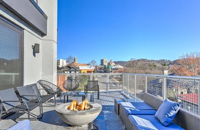 City and Mountain Views with Spacious Balcony